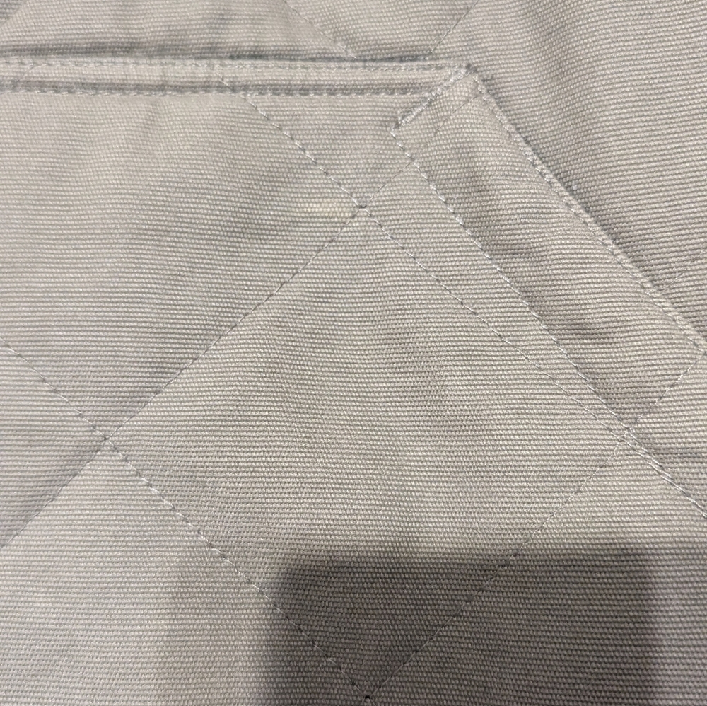 WOLVERINE Mens Zip Up Sherpa Lined Dark Greyish Khaki Colored Vest Size Large - Picture 4 of 12